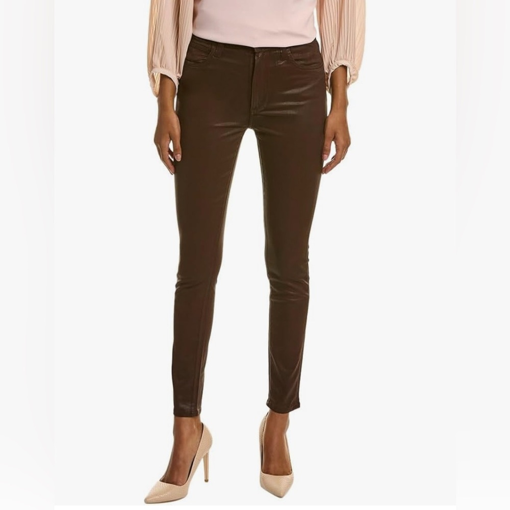 Joe's Women's The Charlie High Rise Skinny Ankle Jean Glazed Brown